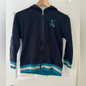 Psycho Bunny youth size large 14/16 zipper hooded sweater unisex